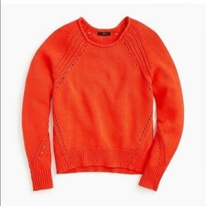 NWT J. Crew Pointelle Stitch Sweater size S